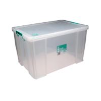 StoreStack 85 Litre Storage Box W660xD440xH390mm Clear RB11090