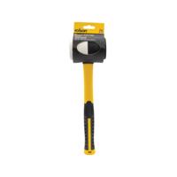 Rolson Combination Rubber Mallet 16oz Black/White Pack of 6 10560