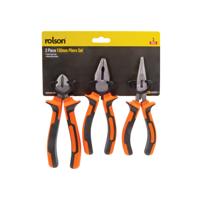Rolson 3 Piece Pliers Set 150mm Pack of 6 20604