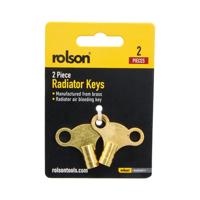 Rolson 2 Piece Brass Radiator Key Pack of 25 22451