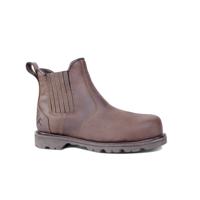 Rock Fall RF206 Farrier Chelsea Safety Boot Brown 11 RF206/011