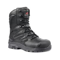 Rock Fall RF4500 Titanium High Leg Waterproof Safety Boot with Side Zip Black 9 RF4500/009