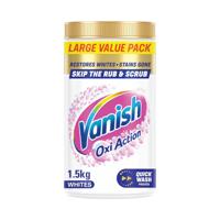 Vanish Oxi Action Crystal Powder White Tub 1.5kg Pack of 6 GB-A11
