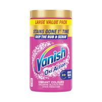 Vanish Oxi Action Powder Pink Tub 1.5kg Pack of 6 GB-A14