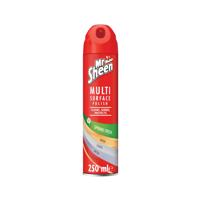 Mr Sheen Multi Surface Polish Aerosol Spring Fresh 250ml (Pack of 6) 3175229