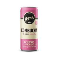 Remedy Kombucha Raspberry Lemonade 250ml Can (Pack of 12) 20251C12011