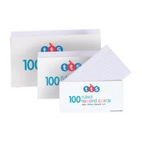 Revision Cards 6mm Feint Ruling White W101xL152mm (Pack of 100) 013281