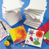 Mini Painting Canvas 150x150mm (Pack of 30) AR01363