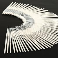 White Nylon Round Paint Brushes White Handle (Pack of 60) MJWNR