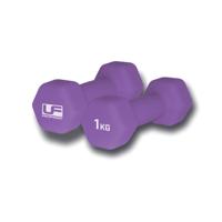 Urban Fitness Neoprene Dumbbell 1kg Purple (Pack of 2) UFW031