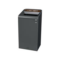 Rubbermaid Configure Container with Food Waste Label 87L Brown 2154756