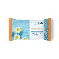 Cherish Intimate Hygiene Wipes x 15 (Pack of 12) 32171