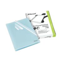 Rexel Cut Flush Folder Polypropylene A4 Clear (Pack of 100) 12215