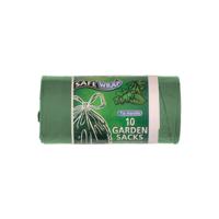 Safewrap Tie Handle Garden Refuse Sack 10 Per Roll Pack of 4 0464