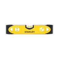 Stanley Magnetic Shock Resistant Torpedo Spirit Level 230mm Yellow/Black 0-43-511