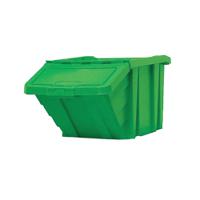 VFM Green Heavy Duty Storage Bin With Lid 359520