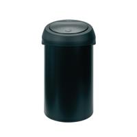 Touch Top Waste Bin 60 Litre Black 374038