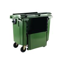 Wheelie Bin with Drop Down Front 770 Litre Green 377966