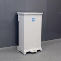 Pedal Operated Sack Holder Plastic Fire Resistant 82L White 410383