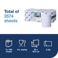 Tork Reflex M4 Centrefeed Tissue 2-Ply 150m Blue (Pack of 6) 473263