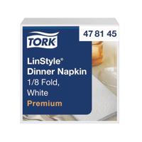 Tork Linstyle Dinner Napkin White 8 Fold (Pack of 50) 478145