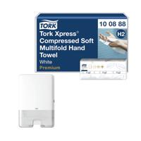 Tork Xpress Compressed Soft Multifold Hand Towel 2040 Sheets + FOC Dispenser