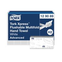 Tork Xpress Flushable Multifold Hand Towels White (Pack of 4200) 129089