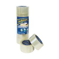 Sellotape Polypropylene Packaging Tape 50mmx66m Clear (Pack of 6) 1445171