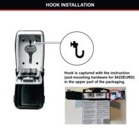 Master Lock Select Access Key Safe Box Push Button Wall Mount 5423EURD