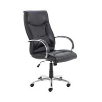 5 Star Lacuna Executive Chair Leather Black SF1004344