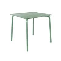 Lark Square Slatted Table Aluminium Fair Green 1043450ND