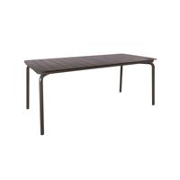 Lark Rectangular Slatted Table 1806mm Aluminium Charcoal 1043460ND