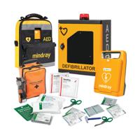 HypaGuard Outdoor AED Cabinet Mindray C1A AED Bundle K3056
