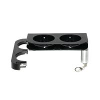 M System Black Double Bracket (Pack of 2) SUPCJSI008