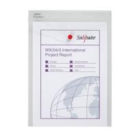 Snopake Polyfile P File Wallet Portrait A4 Clear (5 Pack) 13263