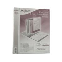 Snopake Executive Presentation 4D-Ring Binder A4 Clear 13386