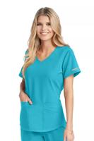 Skechers Breeze Women's Scrub Top Turquoise XL SK101/TURQ/XL