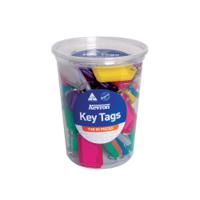 Kevron Standard Key Tags Assorted (Pack of 50) ID5TUB50ASST