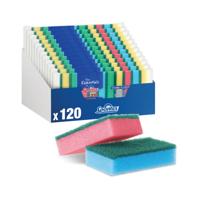 Spontex Sponge Scourer x10 Scourers Pack of 12 19400209