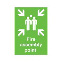 Safety Sign Fire Assembly Point A2 PVC FR04548R