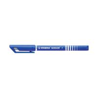 Stabilo Sensor Cushion Tip Fineliner Pen Blue (Pack of 10) 189/41