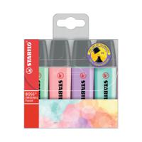 Stabilo Boss Original Highlighter Assorted Pastel (Pack of 4) 70/4-2