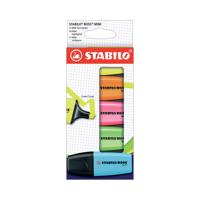 Stabilo Boss Mini Highlighters Card Wallet Assorted (Pack of 5) 07/5-2-01