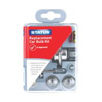 Status 10-Piece Car Bulb Replacement Kit CSBK1