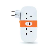 Status 2 Way Euro Travel Socket 1.4 Metre S2W1.4MUSBEU1