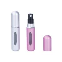 Status Travel Perfume Atomisers Silver/Rose Pink (Pack of 2) SPERFATOM2