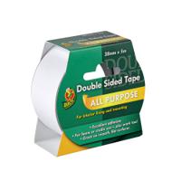 Ducktape Double-Sided Interior Tape 38mmx5m Clear (Pack of 6) 232603