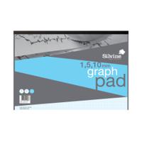 Silvine Graph Pad 110mm 50 Sheets A3 A3GP1510