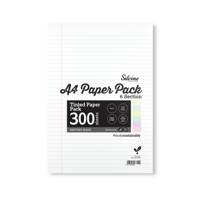 Silvine Tinted Paper SEN/Dyslexia 300 Sheets 6 Colours Ruled A4 (Pack of 5) TINA4MIXFM