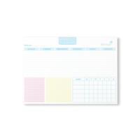 Silvine Weekly Desk Planner 52 Printed Sheets A4 225